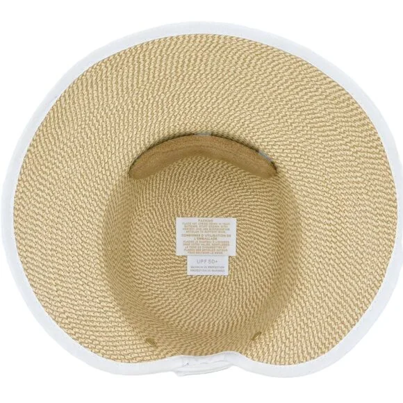 Eric Javits Squishee Raffia Ribbon Cap | White Brim | Customized | EUC - Picture 8 of 13